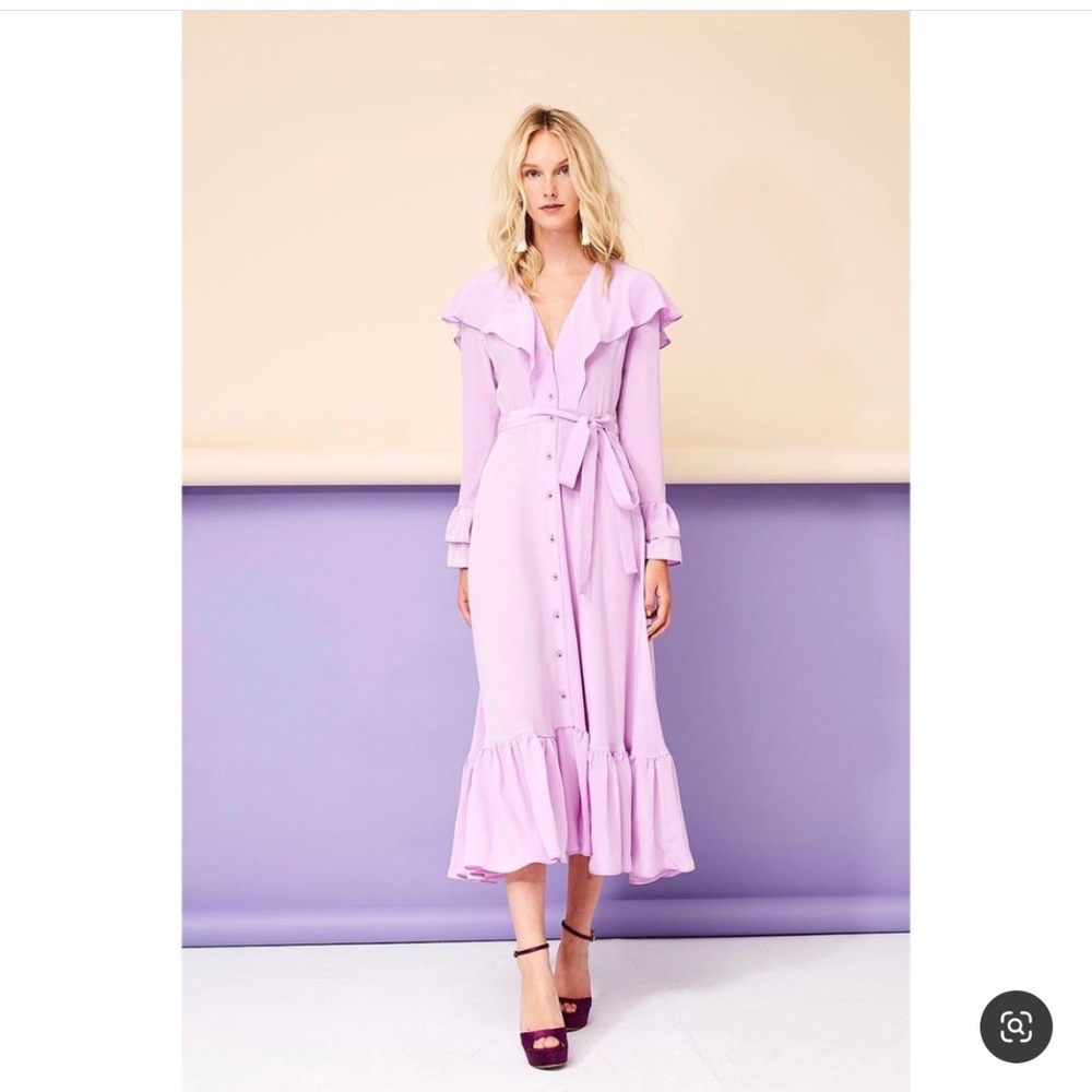 NEW - Spanish designer lilac dress